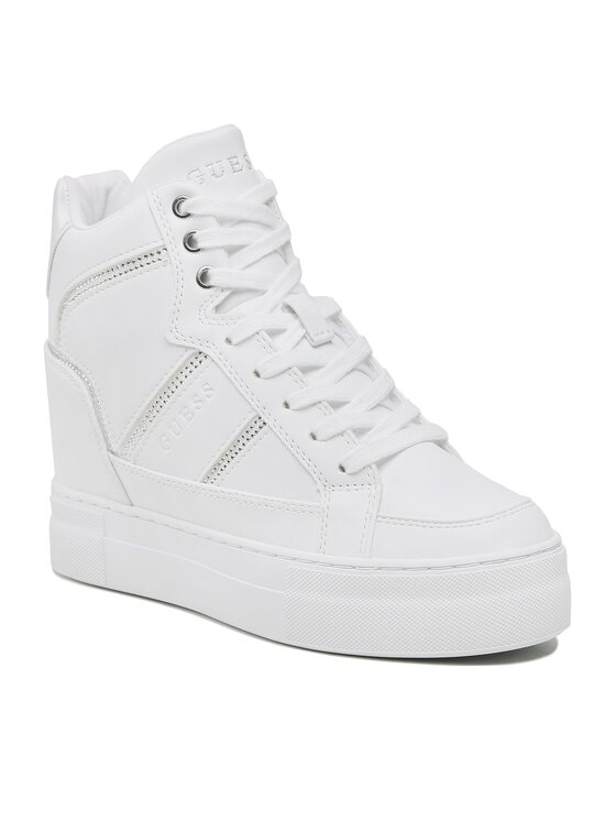 GUESS Giala Sneakers Donna Con Lacci – Pelle E Sintetico, Suola In Gomma - 2
