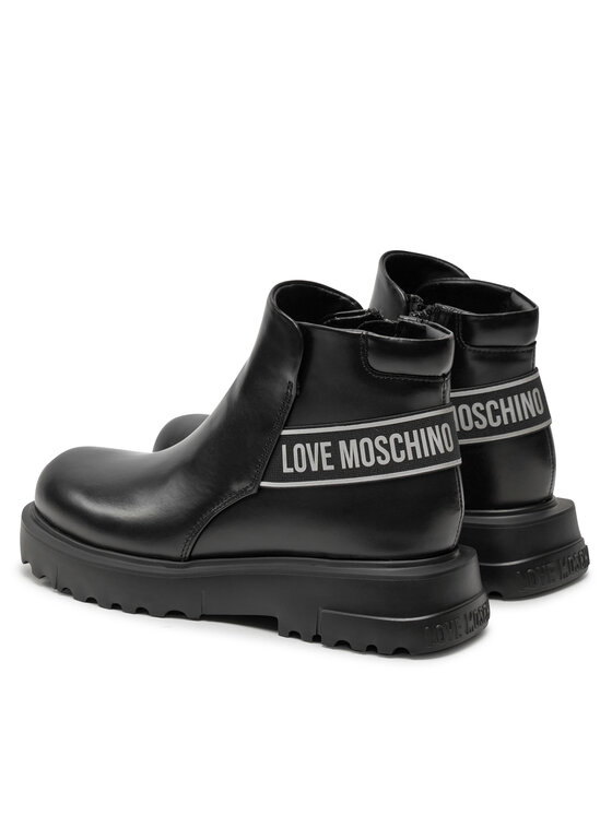 LOVE MOSCHINO Botki LOVE MOSCHINO JA21024G1LIA0000 Czarny