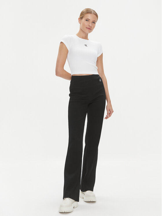 Calvin Klein Jeans Calvin Klein Jeans Marškinėliai J20J218337 Balta Slim Fit