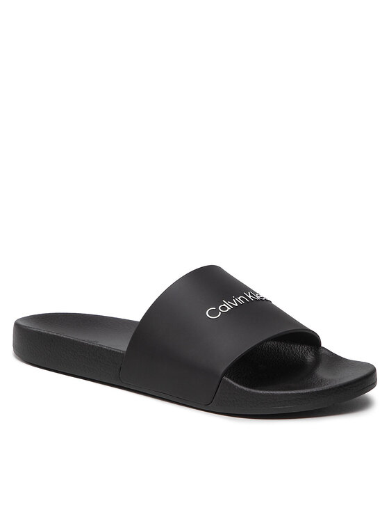 Calvin Klein Jeans Klapki Calvin Klein Jeans Pool Slide HM0HM00455 Czarny