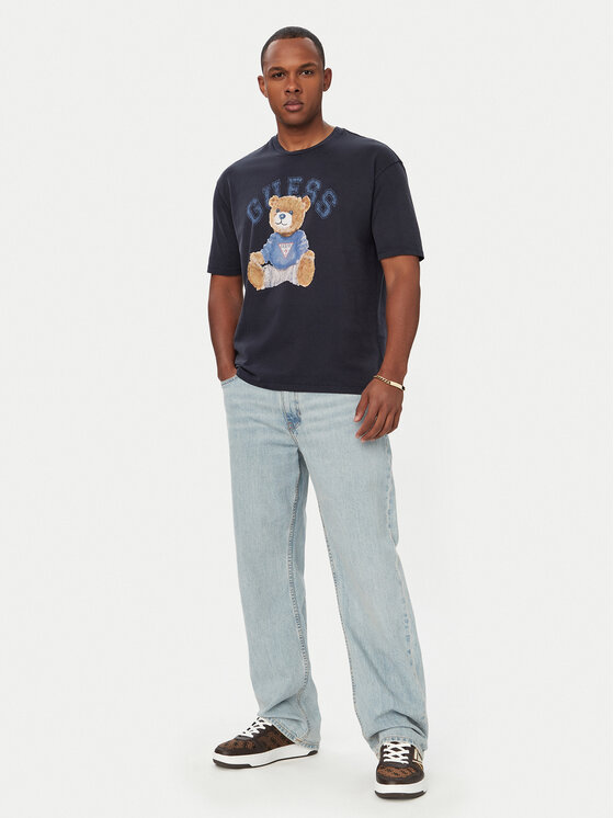 Guess Guess T-Shirt 182885 Μπλε Classic Fit