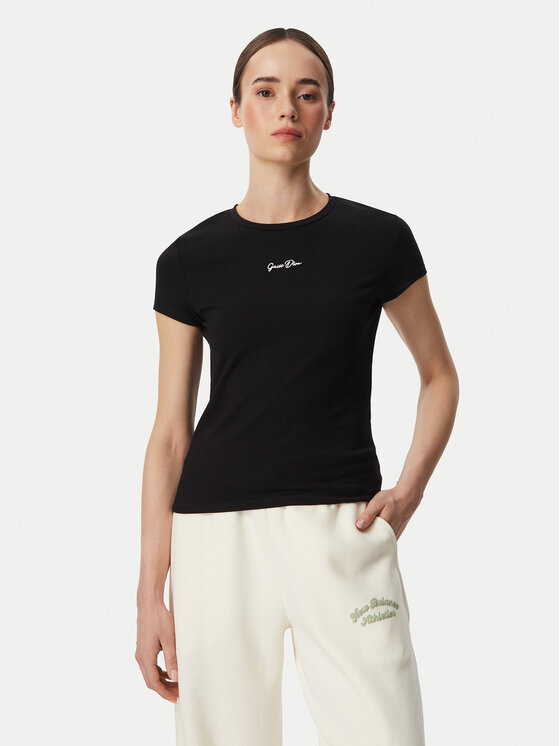 Guess Guess Футболка V6YI01 K4258 Чорний Slim Fit