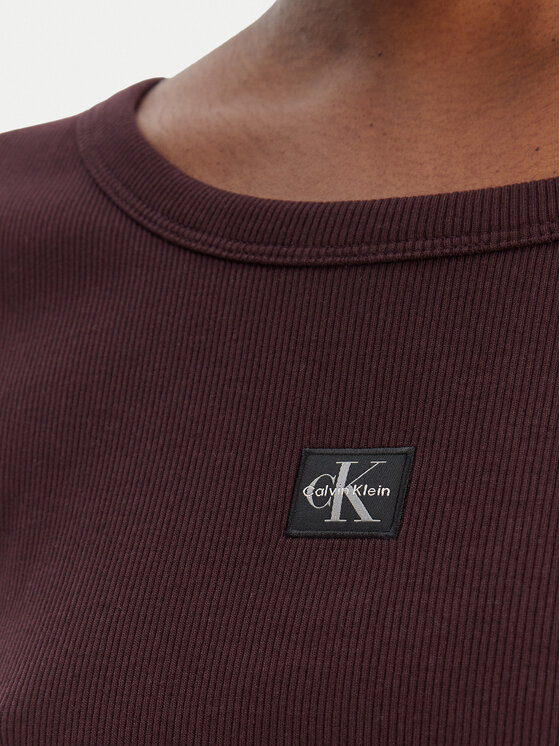 Calvin Klein Jeans Calvin Klein Jeans Camiseta LV047C200G Marrón Slim Fit