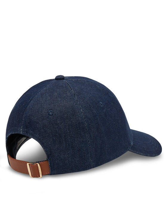 Tommy Hilfiger Cappellino Tommy Hilfiger Elevated Chic Denim AW0AW17137 Blu scuro