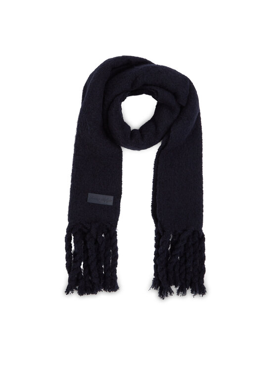 Tommy Hilfiger Šál Tommy Hilfiger Tommy Twist Scarf AW0AW15530 Tmavomodrá