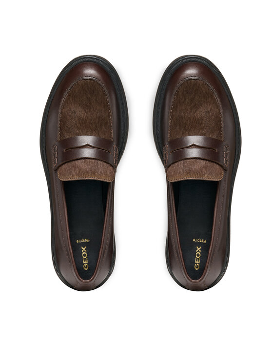 Geox Loafersy Geox D Swelen D665GK 043QS C0013 Brązowy