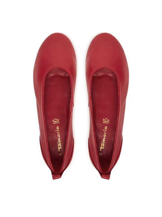 Tamaris Baleriny Tamaris 1-22100-46 Czerwony