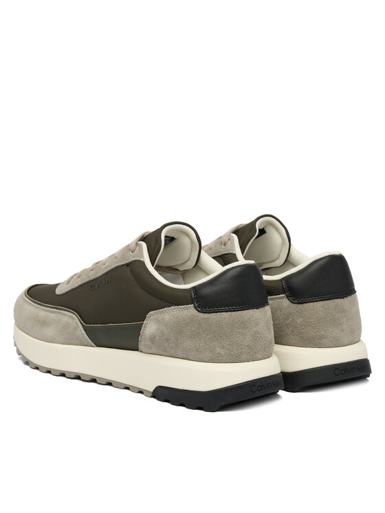 Calvin Klein Sneakersy Calvin Klein Low Top Lace Up Repreve Mix HM0HM01714 Zielony
