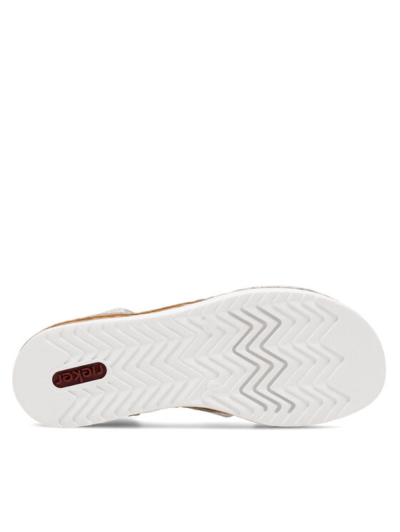 Rieker Sandały Rieker 679L4-80 Biały