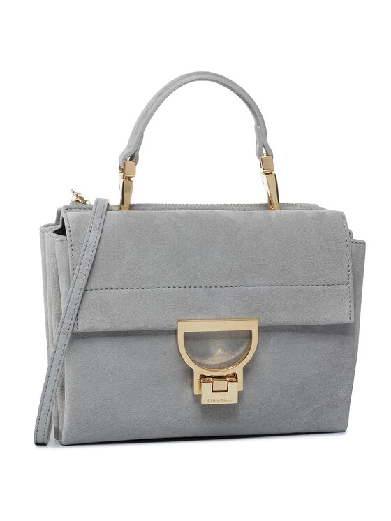Coccinelle Τσάντα Coccinelle FD6 Arlettis Suede E1 FD6 55 B7 01 Γκρι