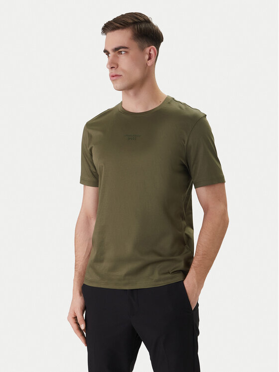 BOSS BOSS Camiseta PS Spirit70 Car 50561856 Verde Regular Fit