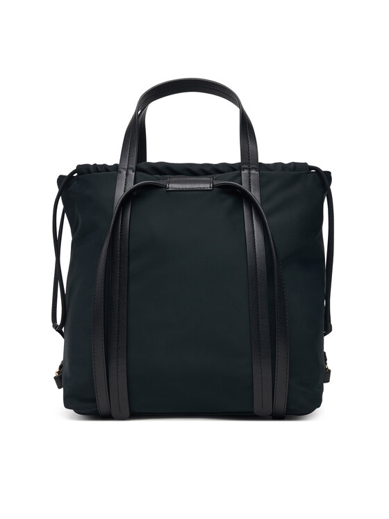 Tommy Hilfiger Batoh Tommy Hilfiger Th Soft Nylon Tote/Backpack AW0AW19029 Černá