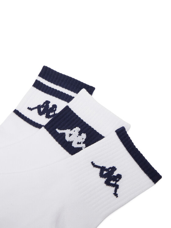 Kappa Довгі шкарпетки Kappa CEO_KR_ANKLE_SS26 (3-PACK) Білий
