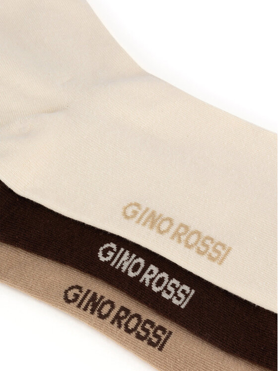 GINO ROSSI Dlhé ponožky GINO ROSSI CEO_AS_GR_3MB_002W-AW26 (3-PACK) Farebná