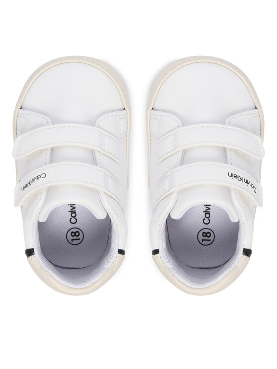 Calvin Klein Cipelice za bebe (ne za hodanje) Calvin Klein V0B9-83437-1582 Bijela