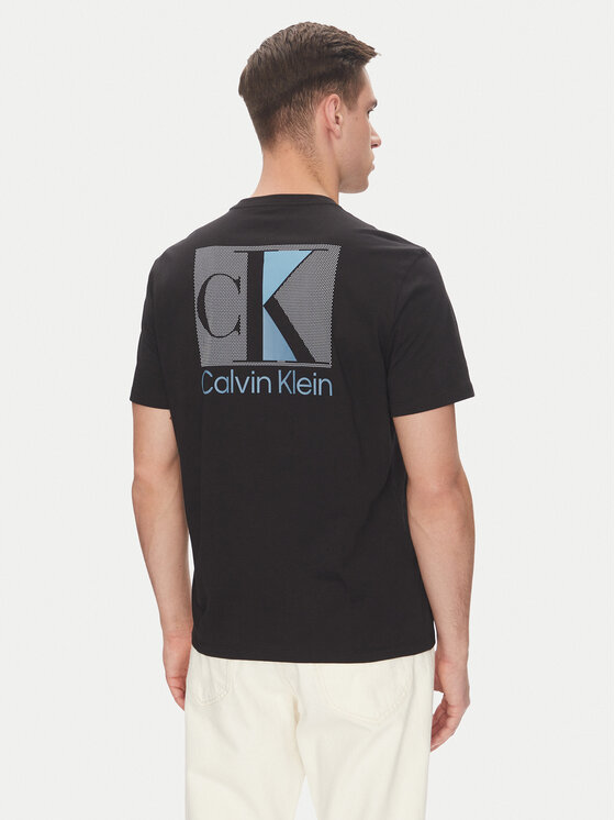 Calvin Klein Calvin Klein T-shirt Abstract Graphic LV04RC853G Nero Regular Fit
