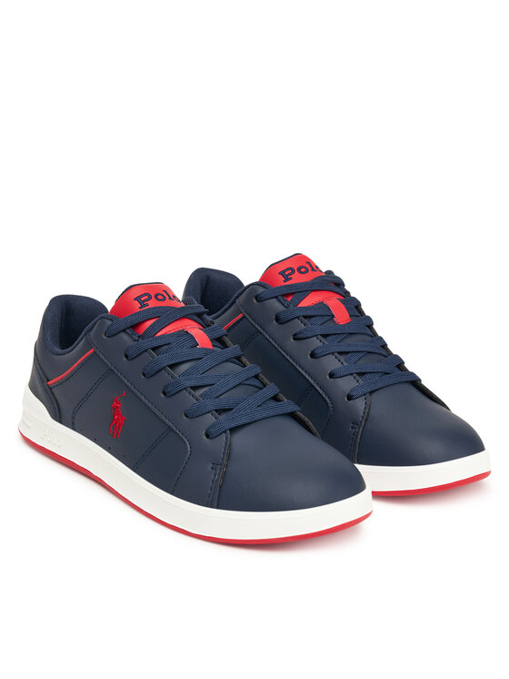 Polo Ralph Lauren Sneakersy Polo Ralph Lauren Heritage Court IV RL03423411 Granatowy