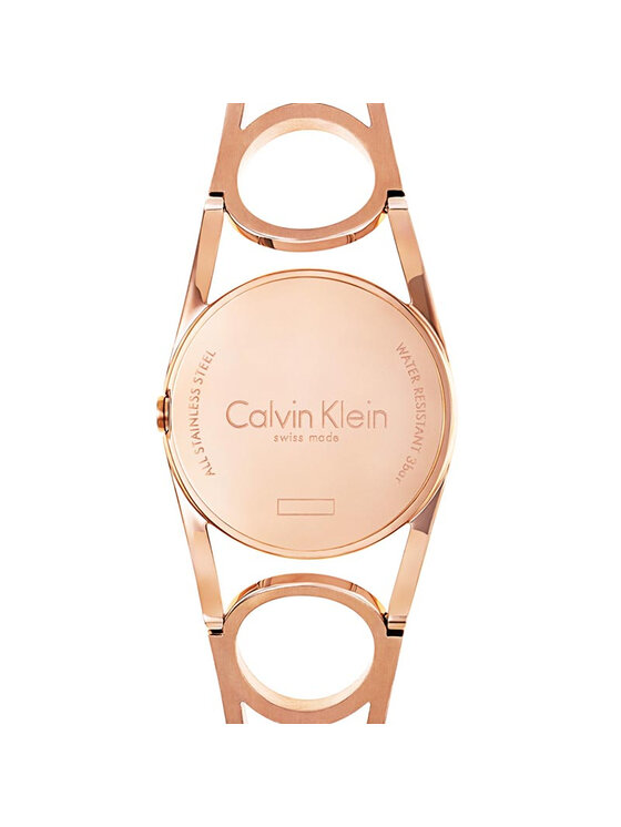 Calvin Klein Laikrodis Calvin Klein Bangle Medium K5U2M646 Rožinė