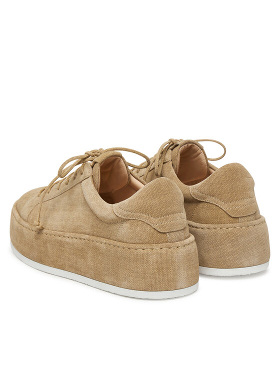 AGL Снікерcи AGL Wrap Lace Up D946025PHMONRO0551 Коричневий