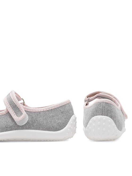 Nelli Blu Bačkory Nelli Blu BALERINKI MOTYL IV Šedá