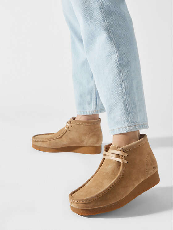 Clarks Черевики Clarks WallabeeEvoBt 261747444 Бежевий