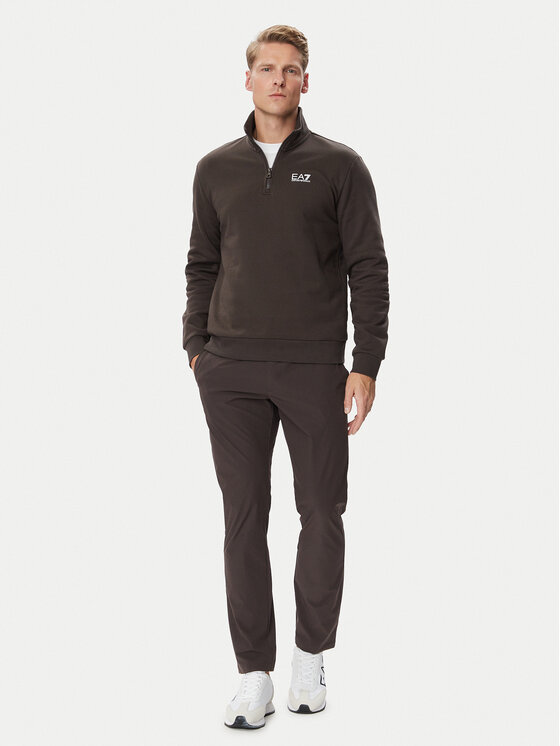 EA7 Emporio Armani EA7 Emporio Armani Sudadera 8NPM35 PJVTZ U6027 Marrón Modern Fit