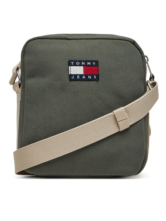 Tommy Jeans Torbica za okrog pasu Tommy Jeans Tjm Retro Cool Reporter AM0AM13277 Khaki