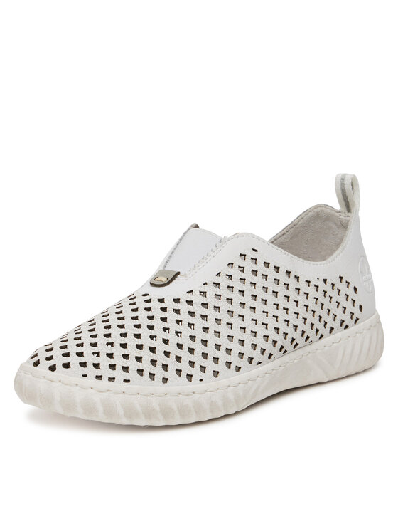 Rieker Обувки Rieker N0965-80 Бял