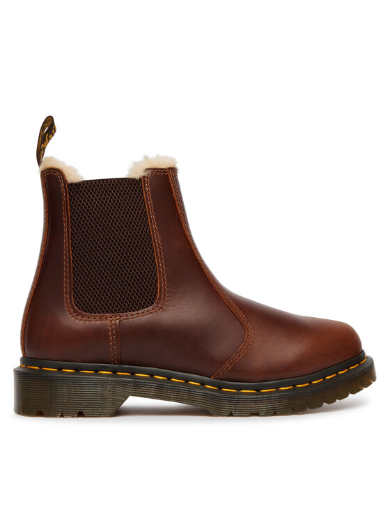 Dr. Martens Bokacsizma Dr. Martens 2976 Leonore Faux Fur Lined DM23898243 Barna