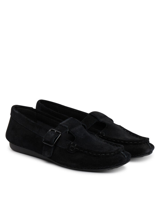 Clarks Мокасини Clarks Freckle Tbar 26185903 Чорний