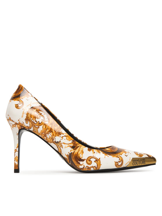 Versace Jeans Couture Туфлі на шпильці Versace Jeans Couture 80VA3S50 ZS366 G03 Білий