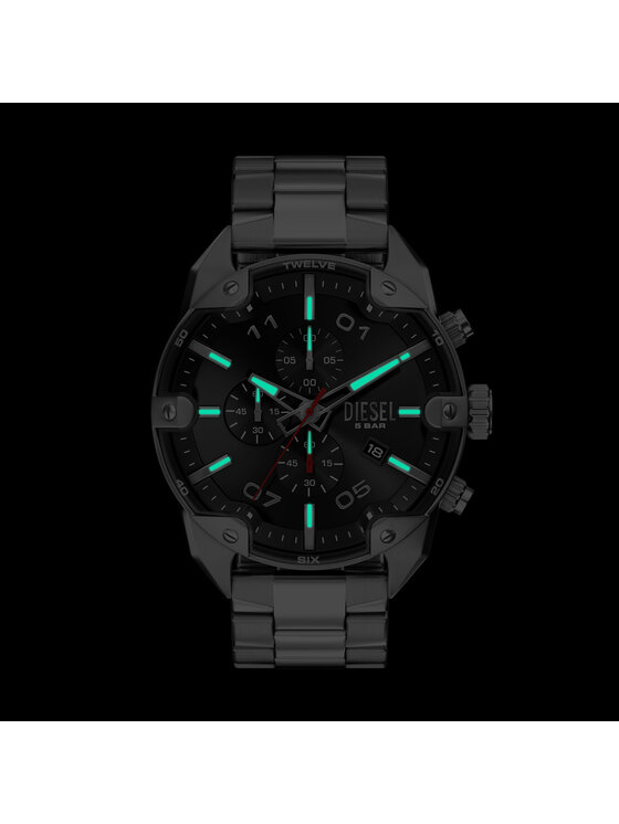 Diesel Годинник Diesel Spiked DZ4709 Срібний