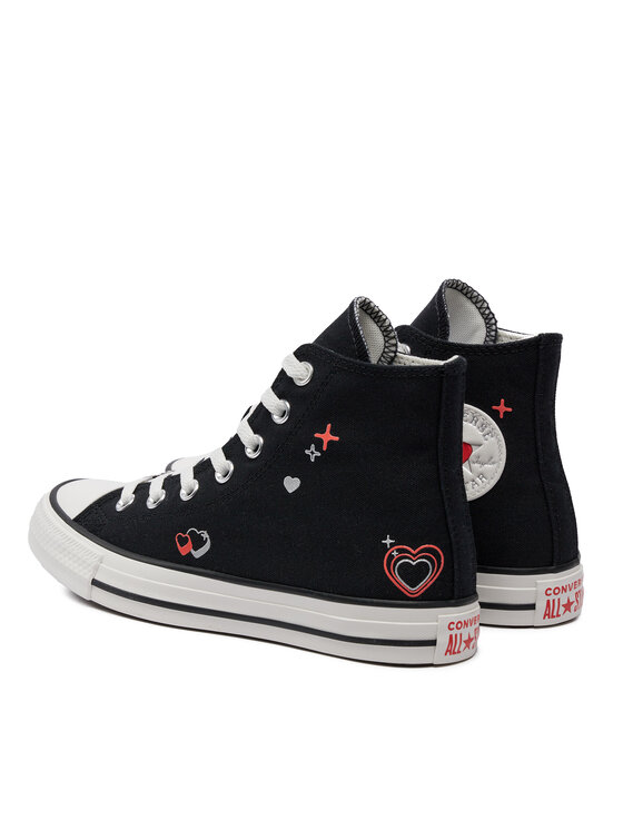 Converse Kedas Converse Chuck Taylor All Star Y2K Heart A09116C Melns