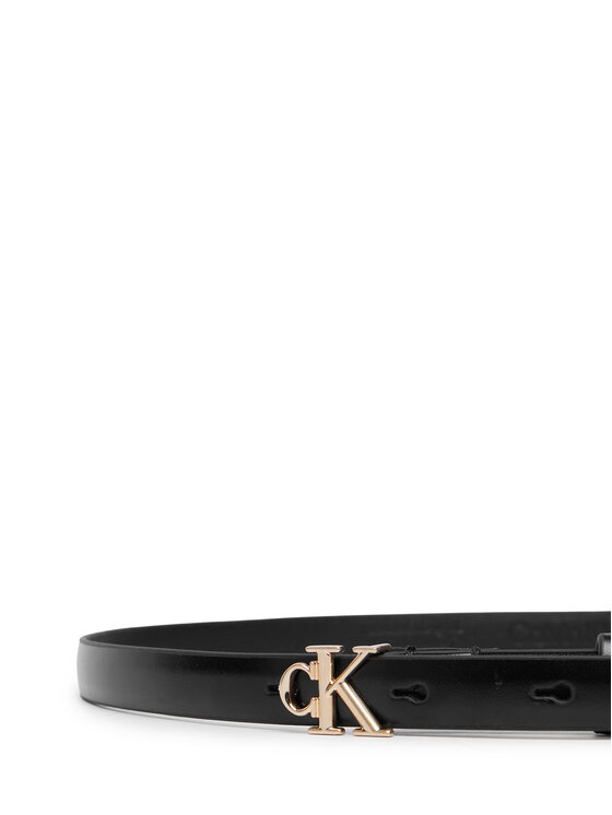 Calvin Klein Curea Calvin Klein Round Ck Buckle Smooth 15Mm LV04F7085G Negru