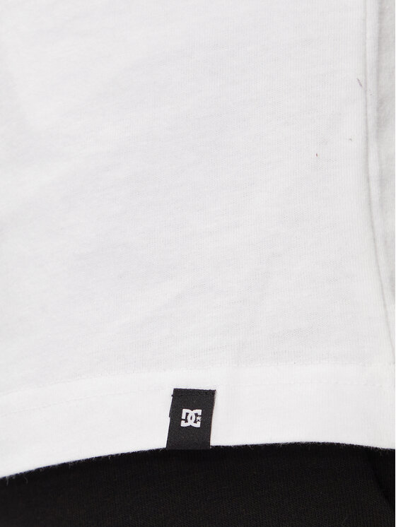DC Shoes DC Shoes Trikó Star Pocket Tt ADYZT05378 Fehér Regular Fit