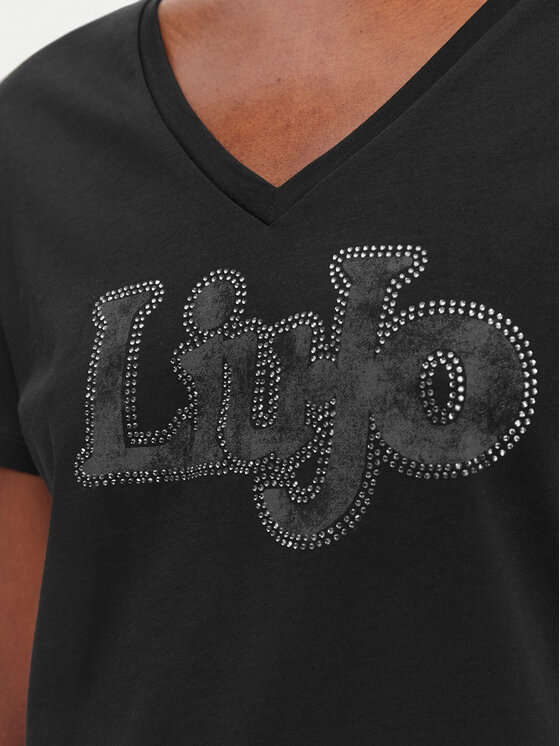 Liu Jo Sport Liu Jo Sport Camiseta TA6057 JS923 Negro Regular Fit