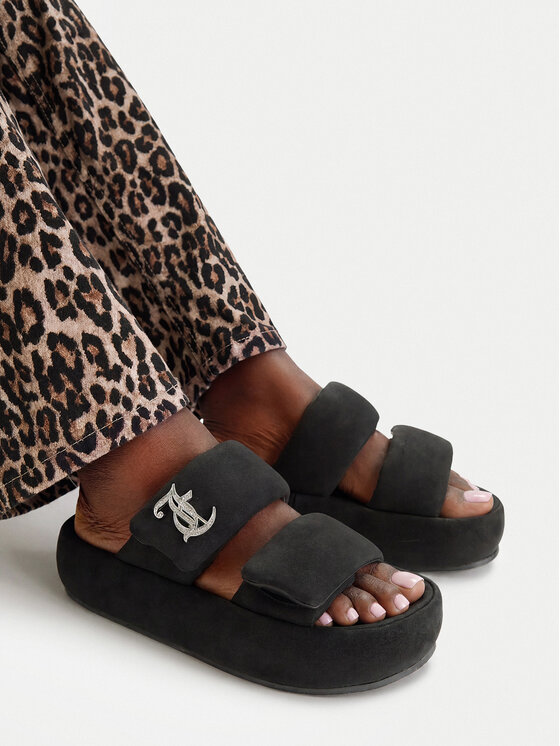 Juicy Couture Шльопанці Juicy Couture CEO-WSS21515-06 Чорний