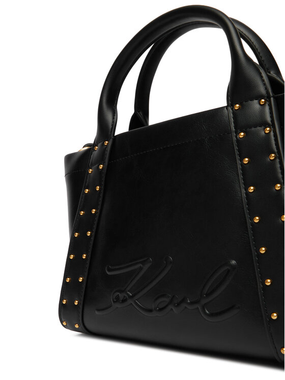 KARL LAGERFELD Ročna torba KARL LAGERFELD B1W30262 Črna