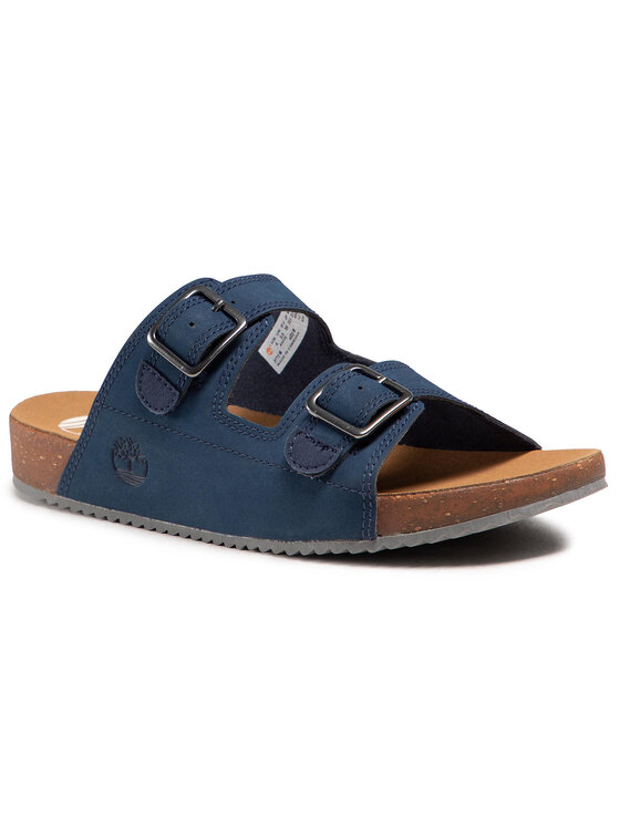 Timberland Natikači Timberland Castle Island Slide TB0A431K019 Mornarsko modra