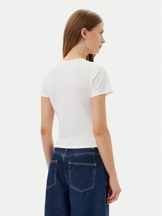 ONLY ONLY Футболка Daniella 15350554 Білий Slim Fit