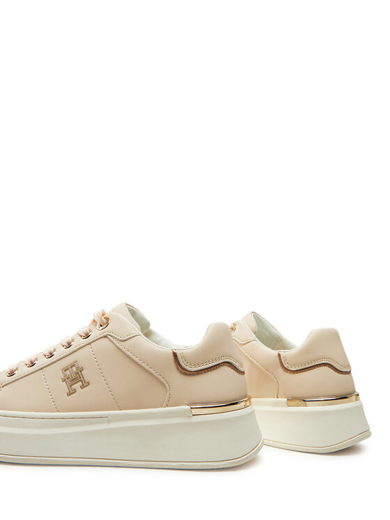 Tommy Hilfiger Sneakersy Tommy Hilfiger Low Cut Lace-Up Sneaker T3A9-33749-1355 S Ružová