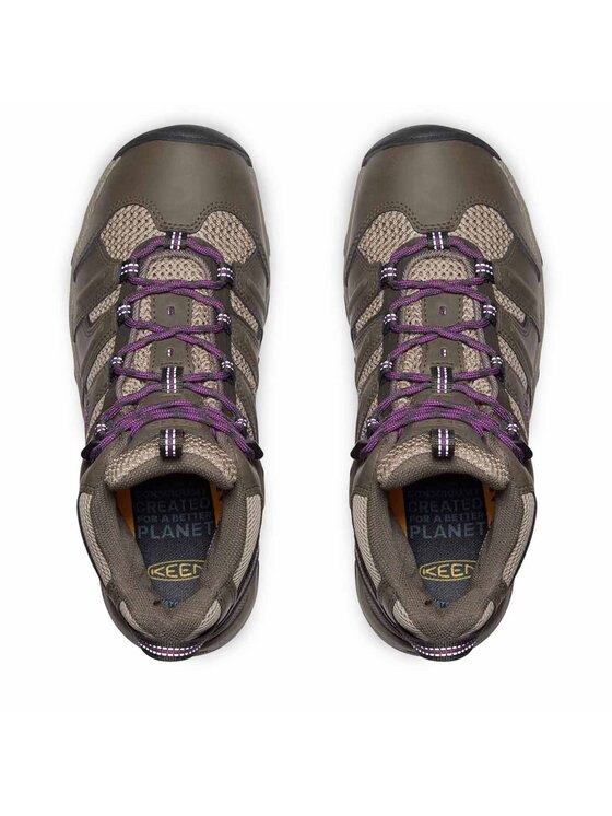 Keen Trekingová obuv Keen Koven Mid Wp Bungee 1024027 Hnedá