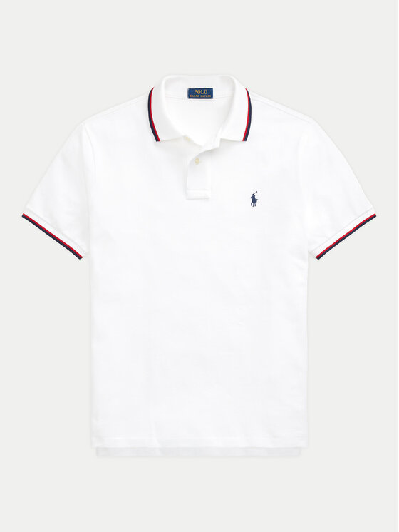 Polo Ralph Lauren Polo Ralph Lauren Поло Classics 710842621002 Білий Slim Fit