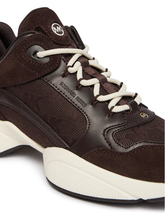 MICHAEL Michael Kors Сникърси MICHAEL Michael Kors 43F6BWFS2Y Тъмнокафяв
