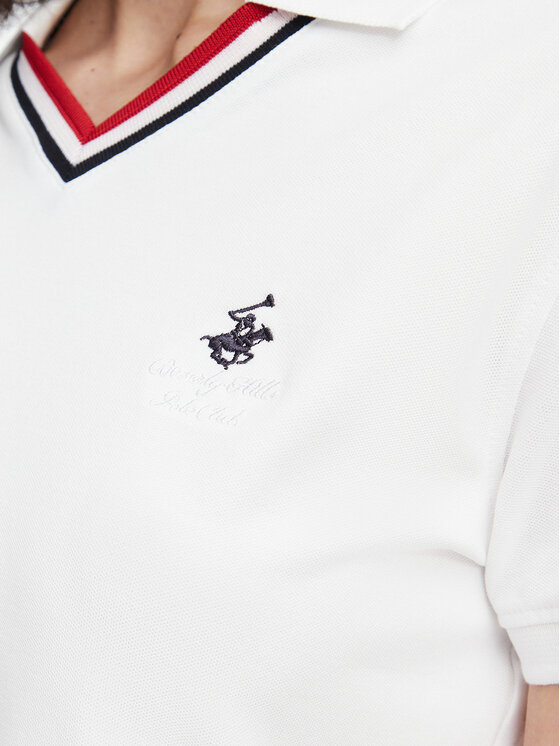 Beverly Hills Polo Club Beverly Hills Polo Club Polo P-SS26W-P2217 Blanco Regular Fit