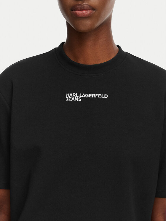 Karl Lagerfeld Jeans Karl Lagerfeld Jeans Camiseta B2W17074 Negro Regular Fit