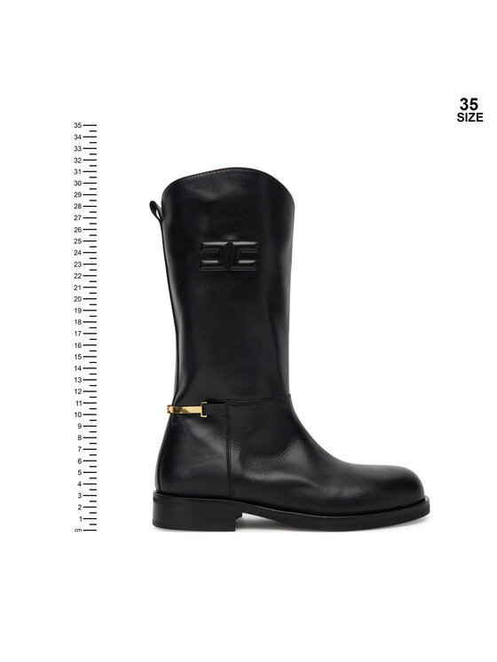 Elisabetta Franchi Kozačky Elisabetta Franchi F4-A6E-0449 Černá