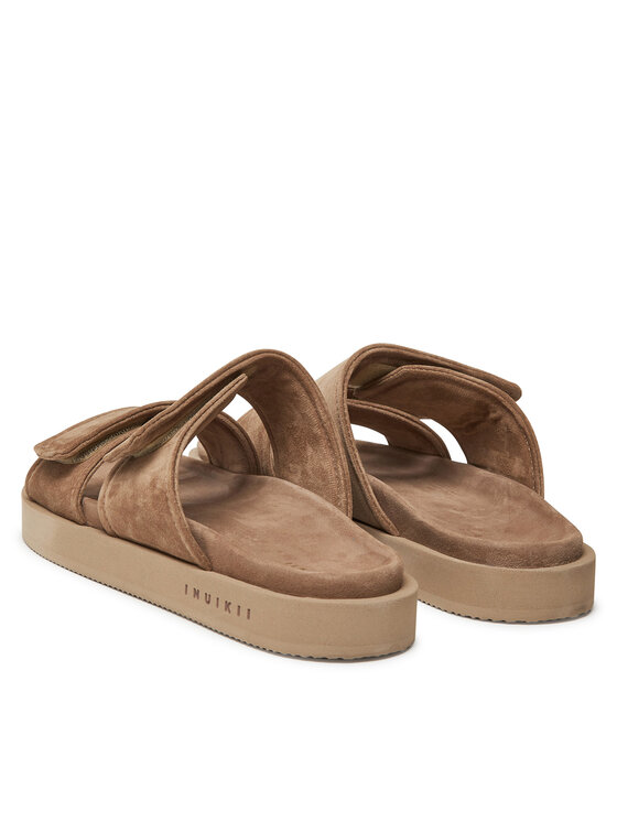 Inuikii Шльопанці Inuikii Suede Double Band 50102-510 Бежевий