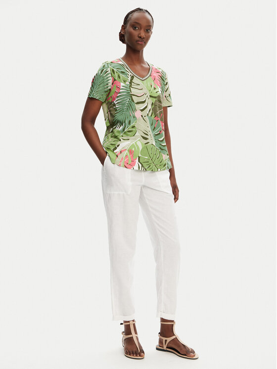 Olsen Olsen Футболка 11105096 Зелений Regular Fit