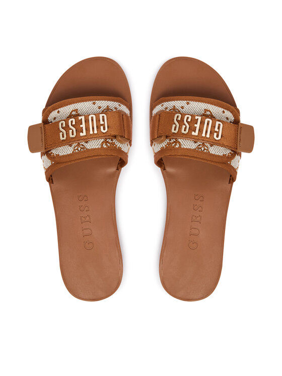 Guess Шльопанці Guess FLJEL5 FAB03 Коричневий